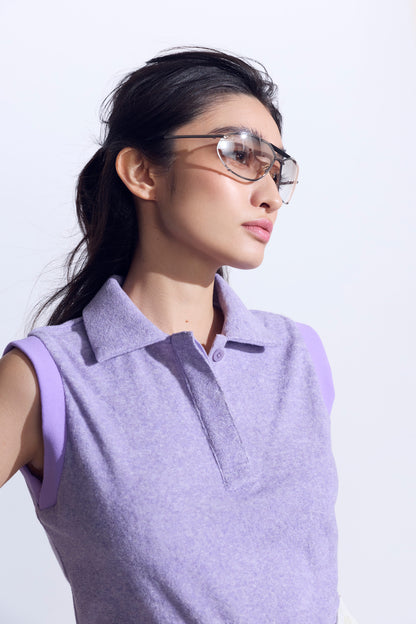 ノースリーブパイルシャツ