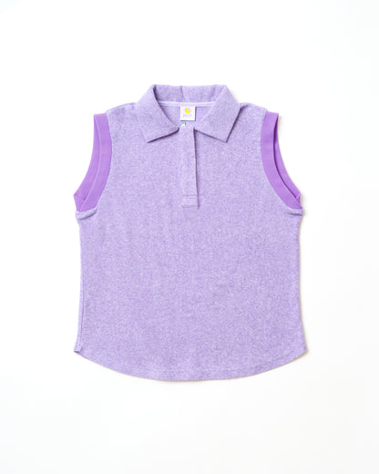 ノースリーブパイルシャツ