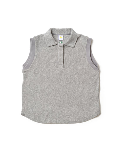 ノースリーブパイルシャツ