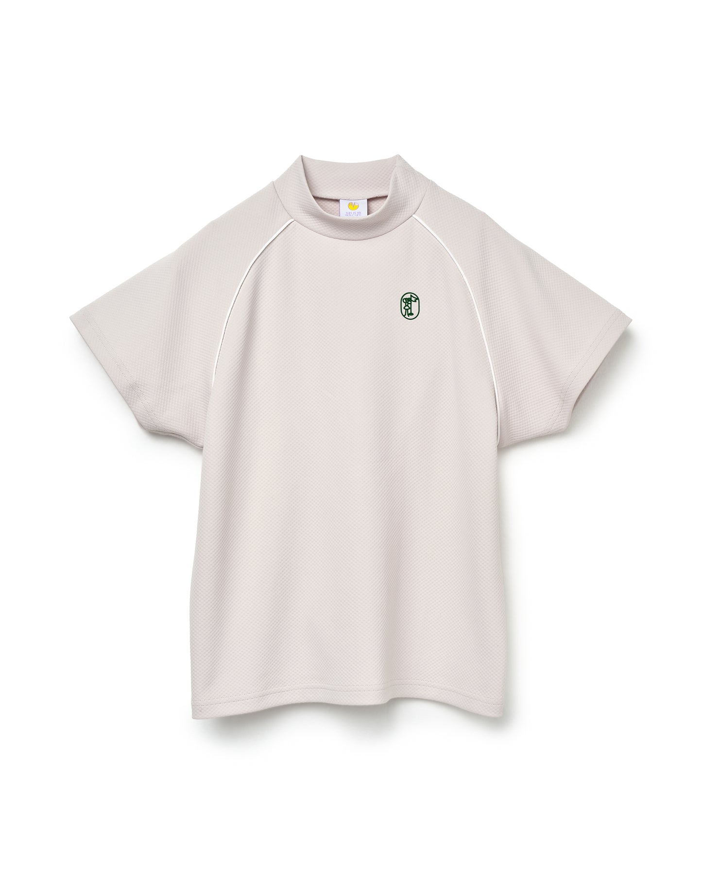 モックネックハーフスリーブシャツ